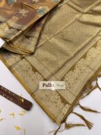 Poongothai (Kancheevaram soft silk) - Honey glazed - Image 3