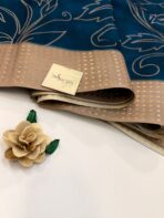 Sindhu (Viscoses silk) - Electric blue - Image 2