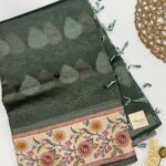 Lilah ( Tissue Banasari) - Deep moss green