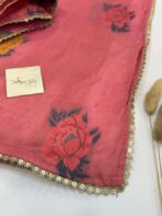 Madhubala (Butterflow Viscose) - English pink - Image 2