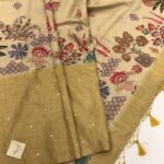 Meghna (Mursh silk) - Dusty yellow