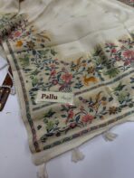 Aaradhana (Paithani Heritage silk) - Pearl white - Image 4