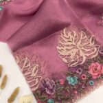 Madeleine (Pure Organza silk) - Blush mist