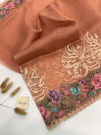 Madeleine (Pure Organza silk) - Burnished rose