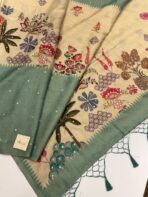 Meghna (Mursh silk) - Taffee blue