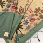 Meghna (Mursh silk) - Taffee blue