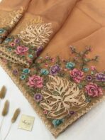 Madeleine (Pure Organza silk) - Sunset ember - Image 2