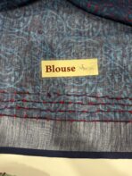 Adlyn (Block printed Linen with French knots) - SY001 - Image 5