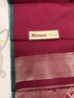 Meyyazhagi (Semi silk saree) - Hot pink - Image 4