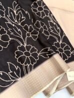 Sindhu (Viscoses silk) - Midnight black - Image 2