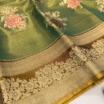 Poongothai (Kancheevaram soft silk) - Golden green