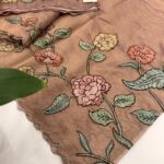 Amudhini (Appliqué tissue) - Mauve