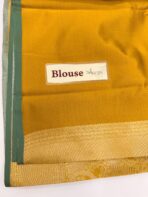 Meyyazhagi (Semi silk saree) - Mustard - Image 4