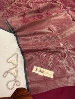 Meyyazhagi (Semi silk saree) - Hot pink - Image 3