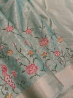 Iyla (Jaquard woven silk) - Mint green - Image 3