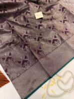 Meyyazhagi (Semi silk saree) - Deep purple