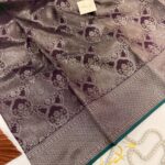 Meyyazhagi (Semi silk saree) - Deep purple