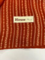 Aaradhana (Paithani Heritage silk) - Burnt Orange - Image 5