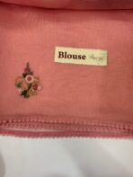 Samyuktha (Pure Organza-cotton blend) - Dusty peach - Image 7