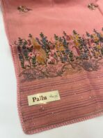 Samyuktha (Pure Organza-cotton blend) - Dusty peach - Image 6