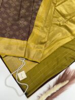 Kanimozhi (Semi silk saree) - Coffee bean
