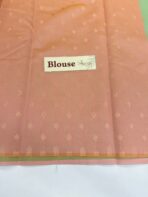 Thaaragai (Semi silk saree) - Mint & Ice pink - Image 5