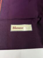 Aurelia (Soft tissue silk) - Orange & Wine - Image 5