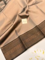 Aurelia (Soft tissue silk) - Beige & Black