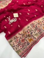 Aaradhana (Paithani Heritage silk) - Hot pink