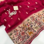 Aaradhana (Paithani Heritage silk) - Hot pink