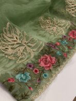 Madeleine (Pure Organza silk) - Sage frost - Image 2