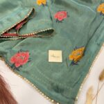 Madhubala (Butterflow Viscose) - Sea green