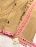 Leah (Embroidered tissue silk) - Pastel pink