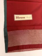 Meyyazhagi (Semi silk saree) - Maroon - Image 4