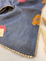 Madhubala (Butterflow Viscose) - Indigo blue - Image 2