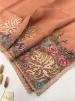 Madeleine (Pure Organza silk) - Burnished rose - Image 2