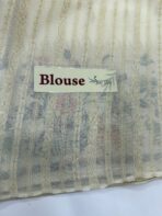 Aaradhana (Paithani Heritage silk) - Pearl white - Image 5