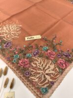 Madeleine (Pure Organza silk) - Burnished rose - Image 3