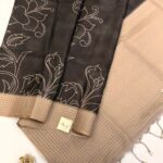 Sindhu (Viscoses silk) - Charcoal grey