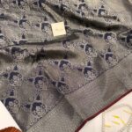 Meyyazhagi (Semi silk saree) - Navy