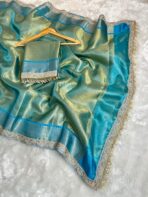 Sukhi (saree) - Sea green