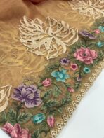 Madeleine (Pure Organza silk) - Sunset ember - Image 3