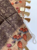 Seetha (Tussar silk) - Grey - Image 2