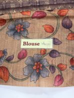 Seetha (Tussar silk) - Grey - Image 4