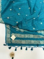 Bhavina (Silk cotton) - Sea green