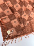 Paarijatham (Jute silk) - Orange