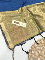 Aadhya (Silk cotton) - Royal blue - Image 4