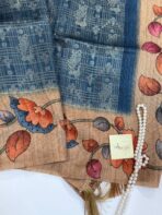 Seetha (Tussar silk) - Blue - Image 2