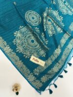 Bhavina (Silk cotton) - Sea green - Image 3