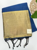 Aadhya (Silk cotton) - Royal blue - Image 3